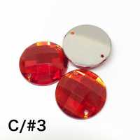 PR700 透明 ダイヤカット ボタン 大阪プラスチック工業(DAIYA BUTTON) サブ画像