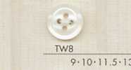 TW8 DAIYA BUTTONS 貝調ポリエステルボタン
