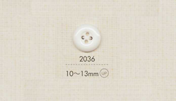2036 DAIYA BUTTONS 四ツ穴ポリエステルボタン
