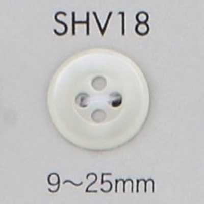 SHV18 4つ穴 貝ボタン