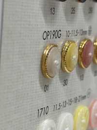 OP190G カラフル メルヘン 煌びやか ボタン 大阪プラスチック工業(DAIYA BUTTON) サブ画像