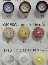 OP190G カラフル メルヘン 煌びやか ボタン 大阪プラスチック工業(DAIYA BUTTON) サブ画像