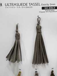SIC-8863 ウルトラスエード タッセル 2mm[リボン・テープ・コード] SHINDO(SIC) サブ画像