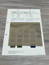 1232 天日干し風ビンテージワッシャーCM80サテンW巾[生地] VANCET サブ画像