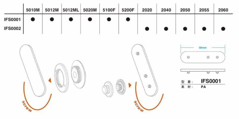IFS0001 FIDLOCK取付用 冶具