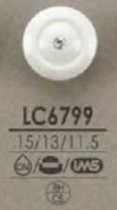 LC6799 染色用 ピンカール調 クリスタルストーン ボタン