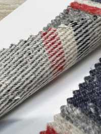 26010 先染 ジャズ ネップ マルチボーダー 起毛[生地] SUNWELL(サンウェル) サブ画像