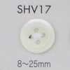 SHV17 4つ穴 フチあり 貝ボタン