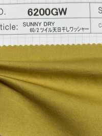 6200GW SUNNY DRY 60/2ツイル天日干しワッシャー[生地] 柴屋 サブ画像