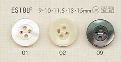 DAIYA BUTTONS 4つ穴貝調ポリエステルボタン
