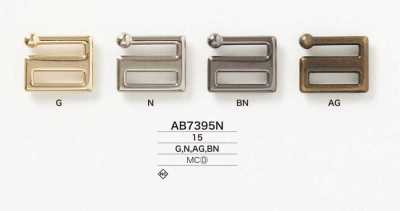 AB7395N ダイカスト製 バックルパーツ