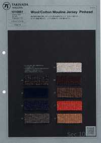 1010861 WOOL / Cotton ムリネジャージィピンヘッド[生地] 瀧定名古屋 サブ画像