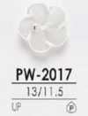 PW2017 ポリエステル樹脂製 表穴2つ穴・つや有りボタン