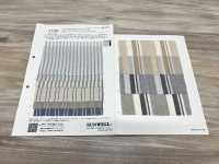 35368 40sオーガニックコットンシャーリングストライプ[生地] SUNWELL(サンウェル) サブ画像