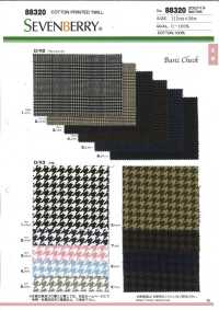 88320 SEVENBERRY® 20Sツイル BASIC CHECK柄[生地] VANCET サブ画像