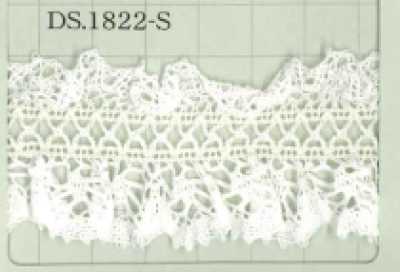 DS1822-S ストレッチレース フリルレース ハシゴレース 35mm