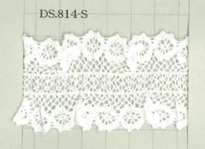 DS814-S ストレッチレース フリルレース 40mm