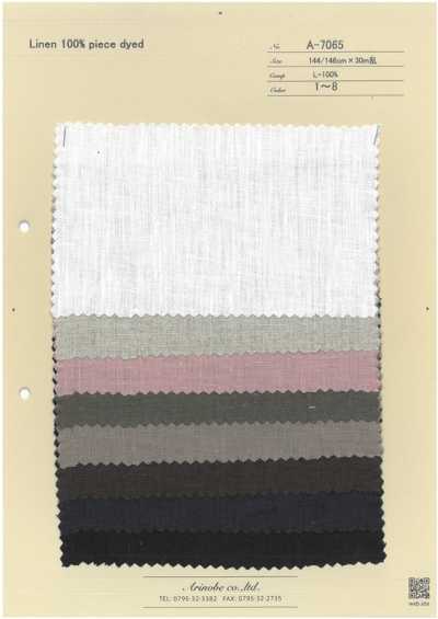 A-7065 Linen100% piece dyed