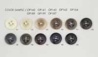OP187 ポリエステル樹脂製 4つ穴ボタン 大阪プラスチック工業(DAIYA BUTTON) サブ画像