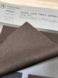 1035381 WOOL LIKE TWILL JERSEY[生地] 瀧定名古屋 サブ画像