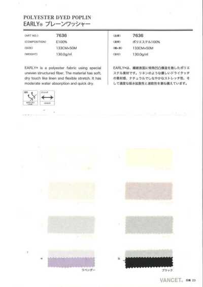 7636 EARLY® プレーンワッシャー