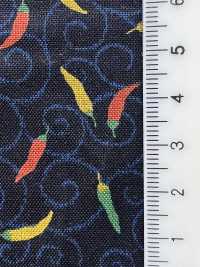 88234 SEVENBERRY® シーチング 和調柄 唐辛子[生地] VANCET サブ画像