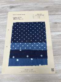 INDIA-466 Indigo discharge design[生地] 有延商店 サブ画像