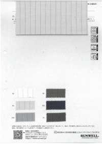 52350 ♻︎ドライウェザーSTピンストライプ[生地] SUNWELL(サンウェル) サブ画像