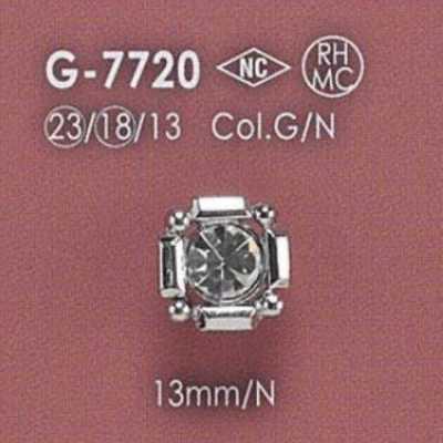 G7720 ガラス/キャスト製 半丸カン足ボタン