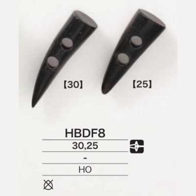 HBDF8 本水牛製 ダッフルボタン