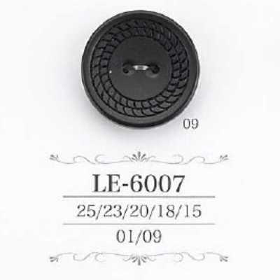 LE6007 カゼイン樹脂製 表穴2つ穴ボタン