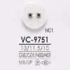 VC9751 真鍮/ポリエステル樹脂製 表穴2つ穴ボタン