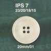 IPS7 ポリエステル樹脂製 表穴4つ穴ボタン