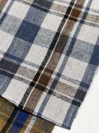 OM42269 TWIST LINEN ワッシャー仕上げ multi check[生地] 小原屋繊維 サブ画像