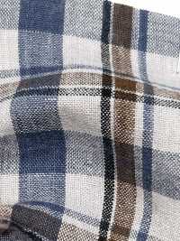 OM42269 TWIST LINEN ワッシャー仕上げ multi check[生地] 小原屋繊維 サブ画像