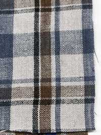 OM42269 TWIST LINEN ワッシャー仕上げ multi check[生地] 小原屋繊維 サブ画像