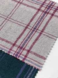 OM42309 40/1リネン強撚ワッシャー TARTAN[生地] 小原屋繊維 サブ画像