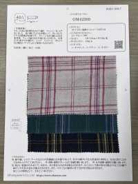 OM42309 40/1リネン強撚ワッシャー TARTAN[生地] 小原屋繊維 サブ画像