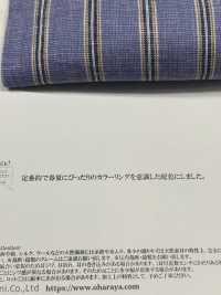 OM42315 40/1×60/1 リネン強撚ワッシャー仕上げ trad stripes[生地] 小原屋繊維 サブ画像