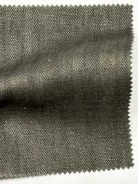 OWD25197 40/1 JAPAN LINEN HERRINGBONE 墨染め[生地] 小原屋繊維 サブ画像
