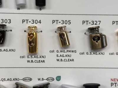 PT304 樹脂製 縦型 2つ穴 コードストッパー