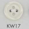 KW17 ポリエステル樹脂製 フチあり 4つ穴ボタン