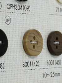 8001 ポリエステル樹脂製 4つ穴ボタン 大阪プラスチック工業(DAIYA BUTTON) サブ画像