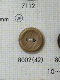8002 ポリエステル樹脂製 フチあり 2つ穴ボタン 大阪プラスチック工業(DAIYA BUTTON) サブ画像