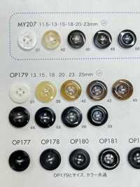 OP177 ポリエステル樹脂製 4つ穴ボタン サブ画像