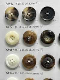 OP293 ポリエステル樹脂製 4つ穴ボタン 大阪プラスチック工業(DAIYA BUTTON) サブ画像