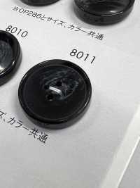 8011 ポリエステル樹脂製 フチあり 4つ穴ボタン 大阪プラスチック工業(DAIYA BUTTON) サブ画像