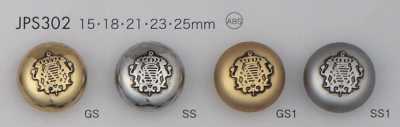 JPS302 ABS樹脂製 メッキ釦