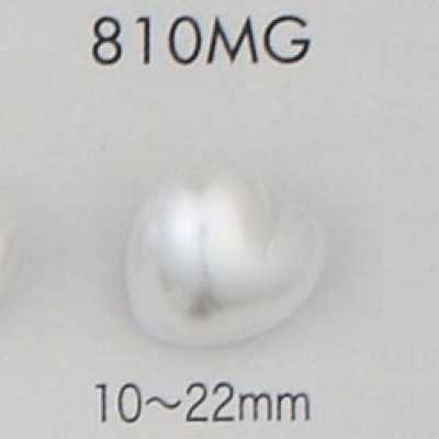 810MG パール調 ユリア素材 金足ボタン
