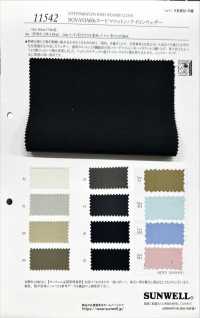 11542 NOVANIA60sスーピマコットン/ナイロンウェザー[生地] SUNWELL(サンウェル) サブ画像